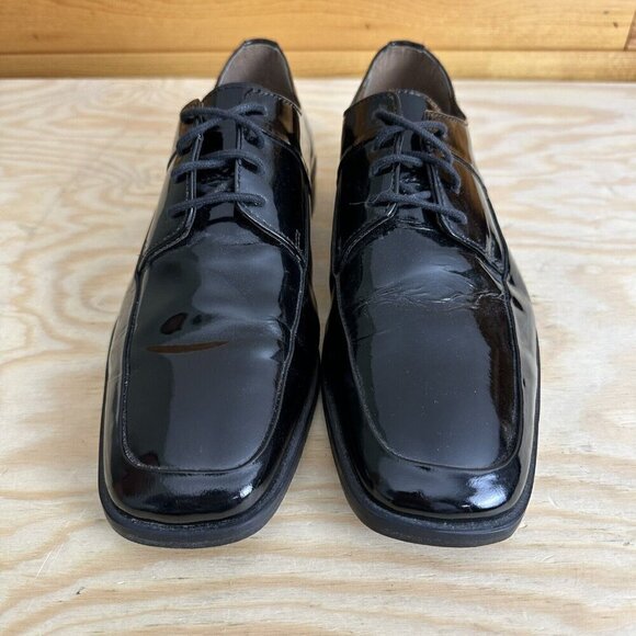 Stacy Adams Oxfords Leather Dress Shoes Mens 8.5 23109-63 Black - Picture 3 of 7